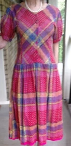 vintage phool indian cotton dress - Picture 1 of 1