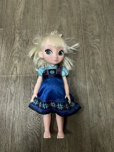 Disney Official Store Animator Toddler Doll Princess Elsa Frozen  - Picture 1 of 5