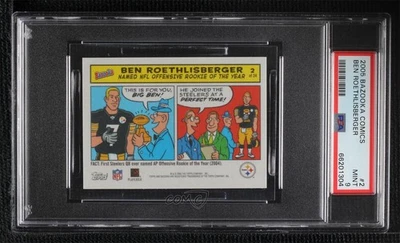 2005 Topps Bazooka Comics Ben Roethlisberger #2 PSA 9 MINT - Image 1 of 2