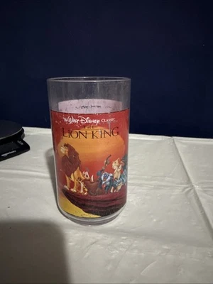 1994 Walt Disney Classic Burger King Lion King Collector Series Cup Glass READ - Image 1 of 4