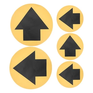5 Blatt Richtungsboden Warnaufkleber Social Distancing Sicherheit - Bild 1 von 20