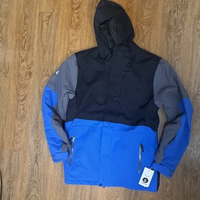 Volcom Men's Standard V.CO OP Insulated Snowboard Ski Winter Jacket, Blue L - Image 1 of 4