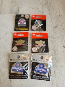 Chicago Cubs world champions Wrigley Field pin decor set collectible - Picture 1 of 7