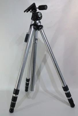 Quick-Set Elevator Hi-Boy IV Tripod With Tilt Head Extends 26.5" tp 86" - Image 1 of 4