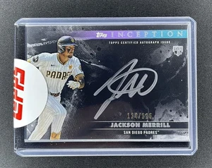 JACKSON MERRILL 124/125 - 2024 Topps Inception SILVER SIGNINGS AUTO SD Padres - Picture 1 of 2