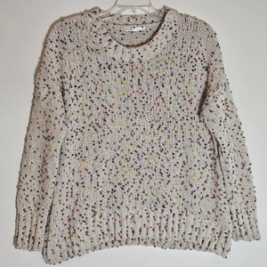 Suéter Seven7 Mujer Grande Pullover Grueso Tejido Moteado Confeti Colorido Divertido - Imagen 1 de 13