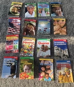 Lot Of 16 Children's Spanish Book Set Preschool Kindergarten Homeschool NEW - Picture 1 of 7