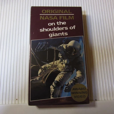 Original NASA Film  On The Shoulders Of Giants (VHS) Apollo 17, NEW SEALED - Image 1 of 2