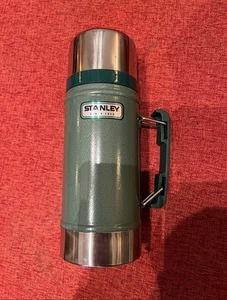 Stanley Vacuum Insulated Thermos. 24 Oz Wide Mouth. Lid Doubles As Cup. - Picture 1 of 3