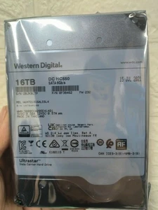 WUH721816ALE6L4 Ultrastar DC HC550 16TB 3.5" Enterprise 0F38462 SATA HDD - Afbeelding 1 van 3