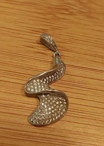 Ciondolo a vortice in argento sterling 925. (3 a 3€ P&P) - Foto 1 di 5