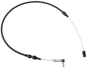 AEROFLOW AF42-1101BLK BLACK STAINLESS STEEL THROTTLE CABLE - 36" LENGTH - Picture 1 of 3