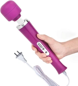 10 Speeds Wired Powerful Handheld Electric Back Massager with Strong Vibrations, - Picture 1 of 12