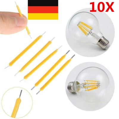 10er-Set Solarlampen – COB LED Filament Birnen, superhell & energieeffizient DE - Image 1 of 4