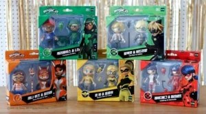 2021 Ladybug & Friends Action Figure Doll Full Set Cat Noir Rena Rouge Queen Bee - Picture 1 of 2