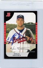 2005 Bowman #BDP2 Kyle Davies Braves Signed Auto *J2500