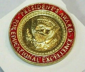 USA Presidents Award for Educational Excellence Gold Emaille Pin mit Logo * 1" - Bild 1 von 2