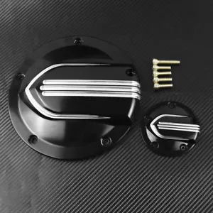 Raised Derby Cover Timer Cover Fit For Harley Dyna 06-17 Softail 07-18 Touring - Picture 1 of 7