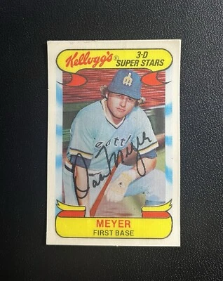 1978 Kellogg's #12 DAN MEYER  Mariners  EX or better - Image 1 of 2