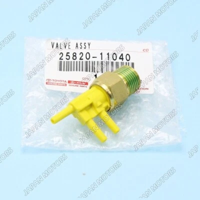 Válvula de conmutación de vacío bimetálica genuina Toyota Carina Corolla Tercel 25820-11040 Foto 1 de 4