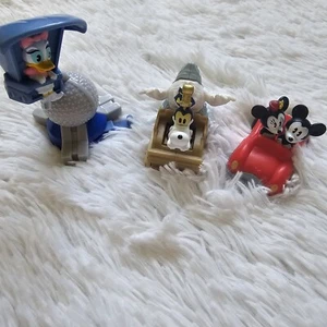 McDonalds 2020 Mickeys Runaway Railway Set Of 3 Happy Meal Toys Collectible - Picture 1 of 5