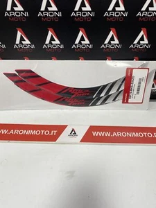 Adesivi ruota originali honda AFRICA TWIN 1100 L1 colore R380 rosso nero - Picture 1 of 1