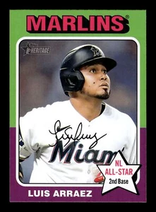 Mini variación de imagen Topps HERITAGE 2024 LUIS ARRAEZ SP MARLINS #341 - Imagen 1 de 4