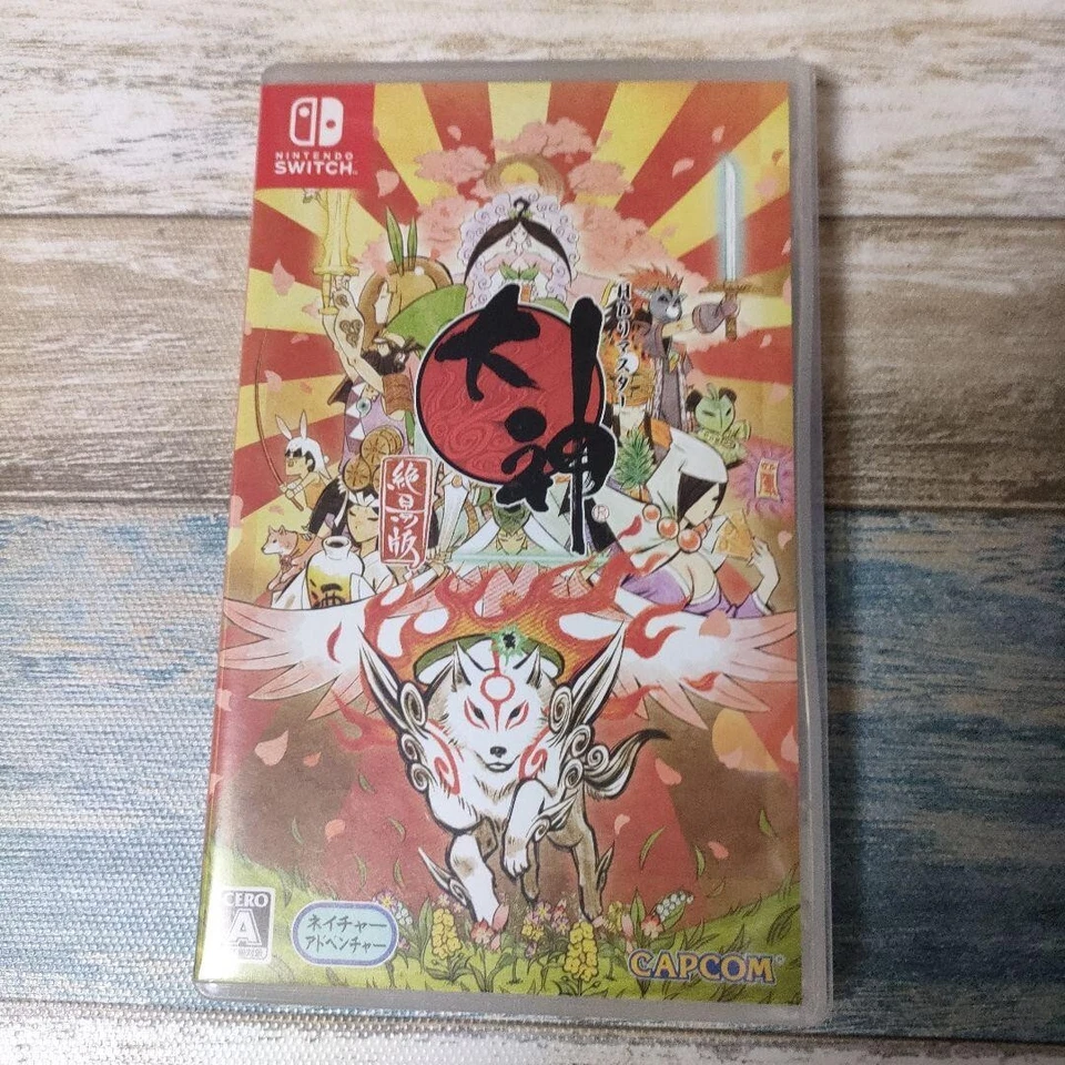 Nintendo Switch Okami Zekkeiban Japan w/English option - Image 1 of 1