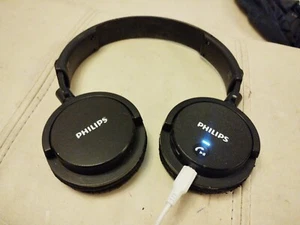Philips SHB5600 Bluetooth Wireless Headphones Black - Picture 1 of 4