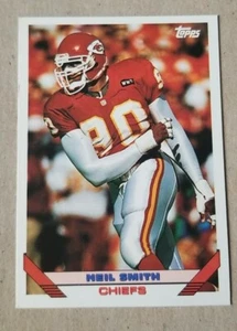 1993 Topps Football Card #565 Neil Smith - Kansas City Chiefs  - Picture 1 of 2