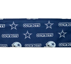 Dallas Cowboys ~ Large Logo Pattern NFL Cotton Fabric 1/4 Yard 9” X 56” New - Picture 1 of 24