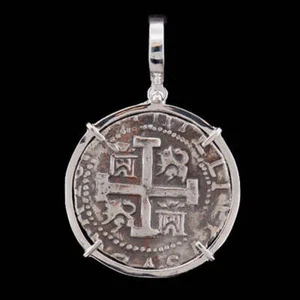 Joyería Tesoro Hundido Atocha - Colgante Moneda Plata 8 Reales - Imagen 1 de 6