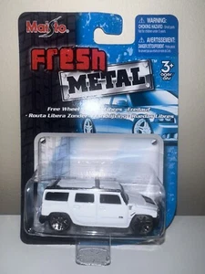 Maisto Fresh Metal White Hummer Vehicles GM pressofuso e plastica 2007 #15001 NUOVO - Foto 1 di 5