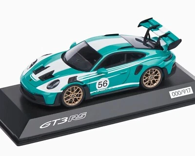 1:43 SPARK 2023 PORSCHE 911 992 GT3 RS Salzburgo verde lim. DEALER Ed. 917 uds.!! Foto 1 de 3
