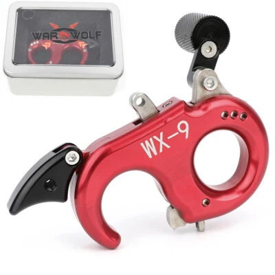 Compound Bow Release Aids 3 Finger Thumb Trigger RH LH Archery Hunting Grip - Image 1 of 4