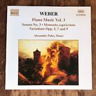 Carl Maria Von Weber Piano Music Vol. 3 Alexander Paley Nm Cd