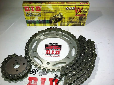 DID X-Ring  HONDA RC51 RVT1000R  '00/06 CHAIN AND SPROCKET KIT  *OEM 530 PREMIUM - Изображение 1 из 4