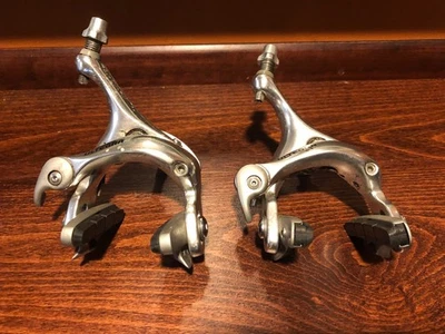 Juego de pinzas de freno de carretera Shimano Ultegra BR-6500 delanteras traseras plateadas Japón par Foto 1 de 4
