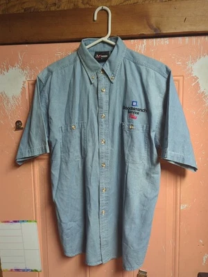 Vintage Dale Earnhardt Shirt Mens Medium Denim Button Up Chase  Goodwrench  - Image 1 of 4