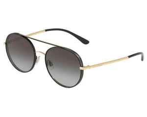 Dolce & Gabbana Sunglasses DG2199 1312/8G Black Full Rim Grey Gradient 52mm - Picture 1 of 2