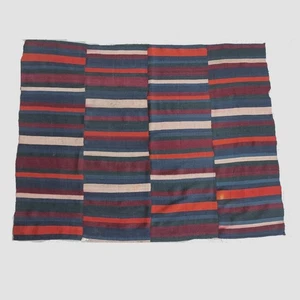 Antique Tibetan Yak wool Dolpo Blanket size 121 Cm x 96 Cm Natural fabric, O2 - Picture 1 of 4