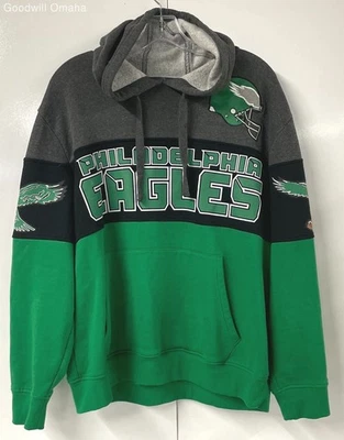 Starter Men's Size XL Green/Gray Philadelphia Eagles Pullover Hoodie Pre-Owned - Image 1 of 4