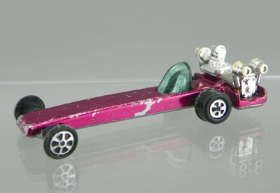 De colección 1970 Johnny Lightning Topper Era Redline Diecast Magenta Sling Shot EE. UU. Foto 1 de 4