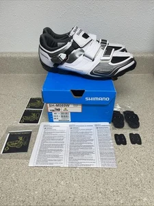 Shimano Mountain Bicycle Shoes, US 10.5, EU 45, Torbal, White & Black, SH-M089W - Picture 1 of 22