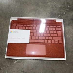 FRENCH LAYOUT Brand New Surface Pro 1725 Keyboard Alcantara Red FFQ-00102 - Picture 1 of 3