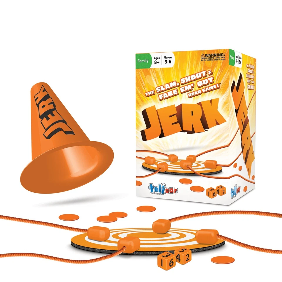 Jerk Board Game, Reflex & Party Game for 2+ Players, Fast-Paced Family Fun - Image 1 of 1