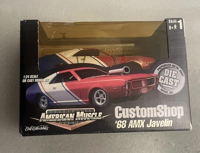 Ertl American Muscle Custom Shop 1:24 '68 AMX Javelin Model Kit - Image 1 of 4