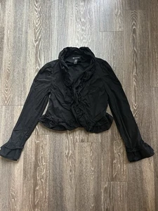 International Concepts Rüschen Bauern Top Victorian Steam Punk Whimsy Goth Witch - Bild 1 von 7