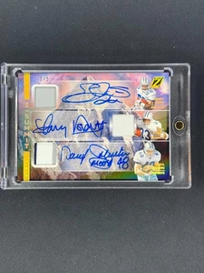 Emmitt Smith Dorsett Johnston 2024 Panini Zenith Z-Summit Triple Patch Auto /5 - Picture 1 of 2