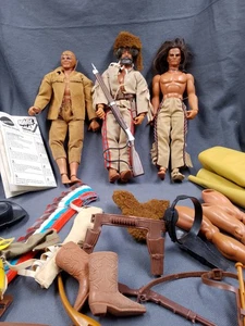 Mattel vintage 70er/80er Big Jim Karl May Old Shatterhand Figuren Mix + Zubehör - Bild 1 von 18